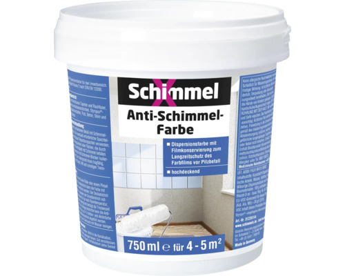 Peinture anti-moisissures SchimmelX blanc 750 ml Peinture anti-moisissures SchimmelX blanc 750 ml