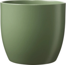 Cache-pot Soendgen Basel Fashion céramique Ø 8 cm h 7 cm vert mousse