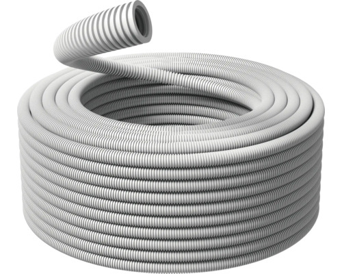 Conduit spiralé M25, 25 m gris