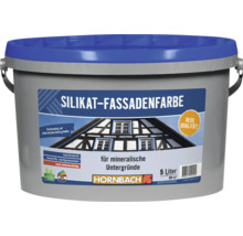 Silikat Fassadenfarbe im Eimer für mineralische Untergründe von Hornbach, 5 Liter