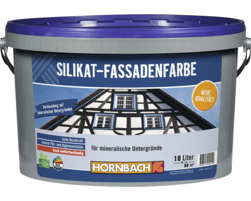 Peinture pour façade au silicate Hornbach blanc 10 l