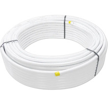 Rouleau de tuyau en plastique blanc