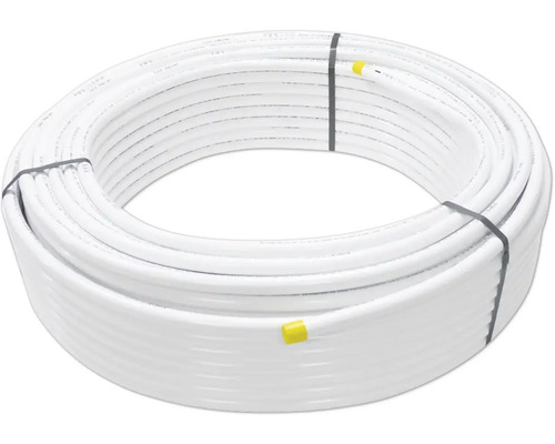 Rouleau de tuyau en plastique blanc