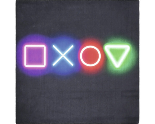Tapis symboles Gaming 100x100 cm Tapis symboles Gaming 100x100 cm