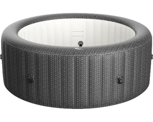 Bain à remous rond gonflable avec motif tressé