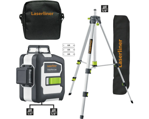 Laser à lignes croisées Laserliner CompactPlane-Laser 3G Set 150 Laser à lignes croisées Laserliner CompactPlane-Laser 3G Set 150