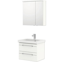 Waschtisch mit Unterschrank und Spiegelschrank für das Badezimmer