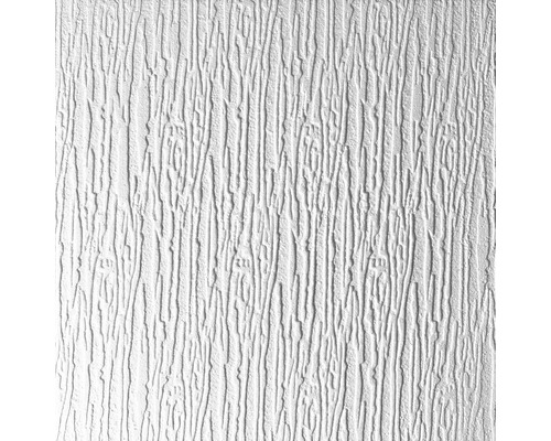 Dalle de plafond PSE Hamburg 50 x 50 x 0,4 cm 2 m² dans le pack Gros plan d''un papier ingrain blanc avec motif d''écorce d''arbre