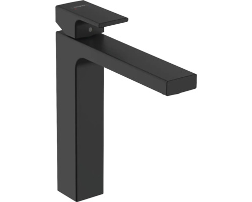 Robinet de lavabo pour vasque à poser hansgrohe Vernis Shape noir mat 71591670