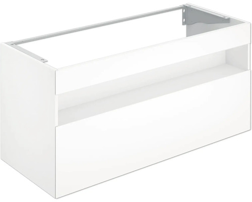 Meuble sous-vasque KEUCO Stageline couleur de façade blanc brillant 120 x 62,5 x 49 cm 32882300100