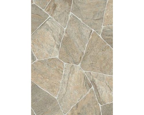 PVC-Boden Rubblestone Bruchstein natur FB532 200 cm breit (Meterware)
