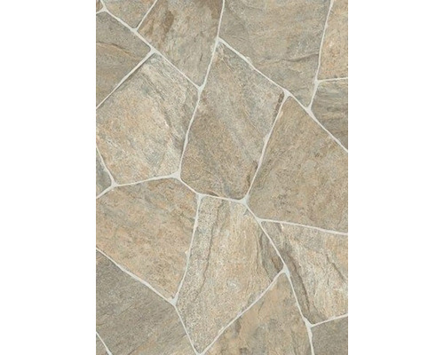 Sol PVC Rubblestone gravats nature FB532 200 cm de largeur (au mètre)