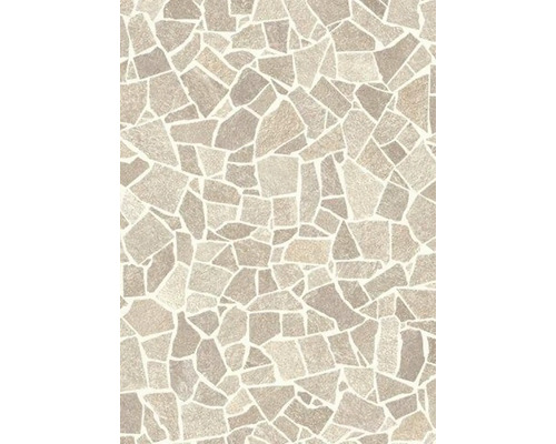 Sol PVC Rubblestone mosaïque nature FB532 200 cm de largeur (au mètre)