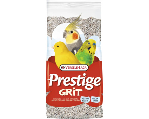 Complément alimentaire pour oiseaux VERSELE-LAGA Prestige Grit avec coquilles d'huîtres, cailloux, pierre rouge et charbon de bois 2,5 kg perruches, oiseaux exotiques, canaris