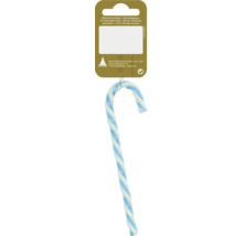Zuckerstange blau-weiss als Dekorationsartikel