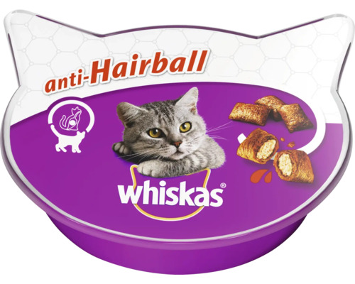 Snack pour chats Whiskas anti-boules de poils 60 g