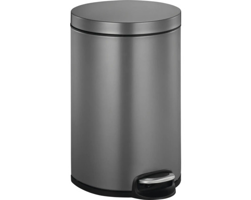Poubelle à pédale Serene 12 litres platinium Poubelle à pédale Serene 12 litres platinium