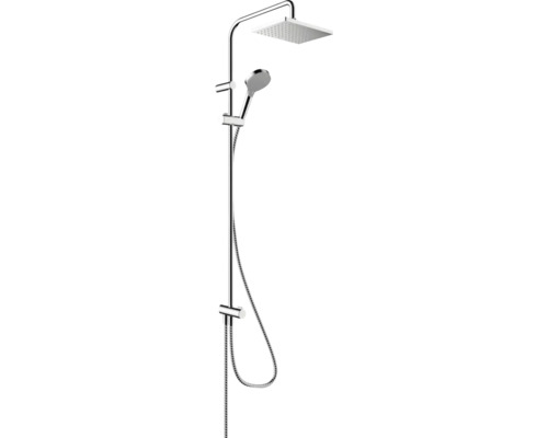 Colonne de douche avec inverseur hansgrohe VERNIS SHAPE Showerpipe 230 1jet EcoSmart Reno chrome 26289000