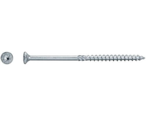 Vis de construction JD Plus à tête fraisée avec empreinte étoile 8x260 mm galvanisé 50 pièces Vis de construction JD Plus à tête fraisée avec empreinte étoile 8x260 mm galvanisé 50 pièces