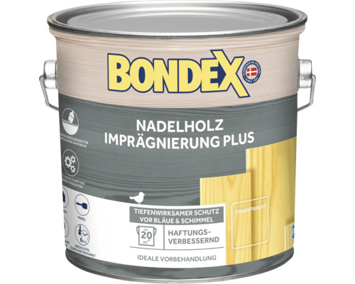 Imprégnation pour bois de conifère Bondex Plus 2,5 l