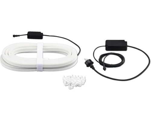 Ruban LED Philips hue Lightstrip Outdoor IP67 RGBW 37,5W 1600 lm L 5 m compatible avec SMART HOME by hornbach