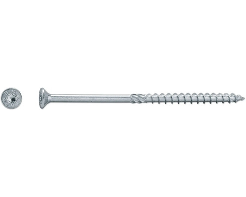 Vis de construction JD Plus à tête fraisée avec empreinte étoile 10x80 mm galvanisé 50 pièces Vis de construction JD Plus à tête fraisée avec empreinte étoile 10x80 mm galvanisé 50 pièces