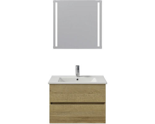 Meuble-lavabo avec miroir pour la salle de bain