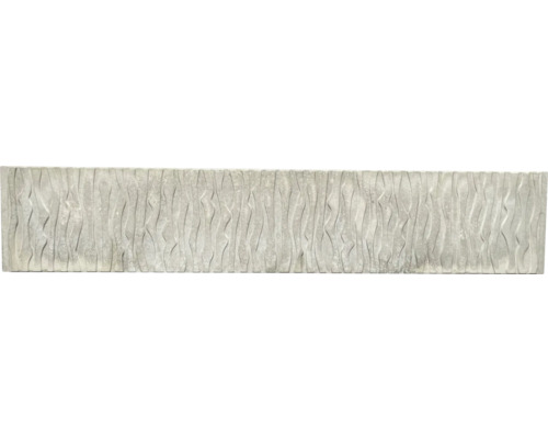 Plaque de clôture en béton Standard River 200 x 38,5 x 3,5 cm gris