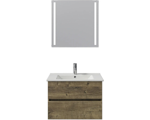 Waschtischkombination mit Spiegel für das Badezimmer