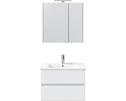 Waschtisch mit Unterschrank und Spiegelschrank für das Badezimmer