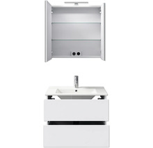 Ensemble meuble-lavabo avec armoire de toilette pour la salle de bains