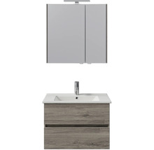 Badezimmer Waschtischkombination mit Spiegelschrank und Unterschrank