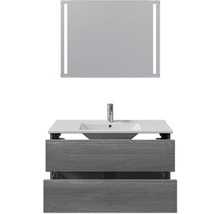 Ensemble de meuble-lavabo avec miroir pour la salle de bains