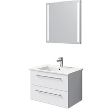 Combinaison de lavabo avec miroir et deux tiroirs