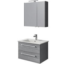 Waschtischunterschrank mit Waschbecken und Spiegelschrank für das Badezimmer