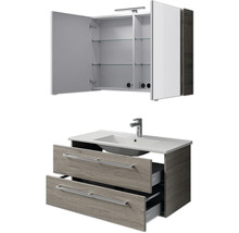 Badezimmer Waschtischkombination mit Spiegelschrank und Waschbeckenunterschrank