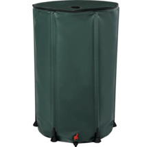 Regentonne aus Kunststoff mit Ablasshahn