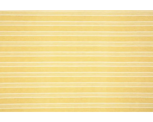 Tissu jaune à rayures blanches