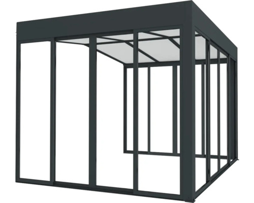 Pavillon mit Schiebetüren für den Aussenbereich