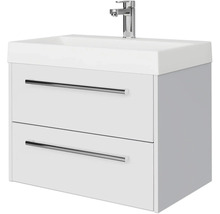 Meuble sous-lavabo avec deux tiroirs et lavabo à poser