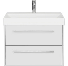 Meuble-lavabo avec deux tiroirs et robinet