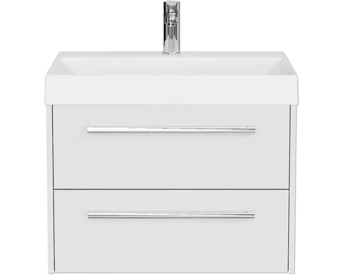 Waschtisch mit zwei Schubladen und Armatur