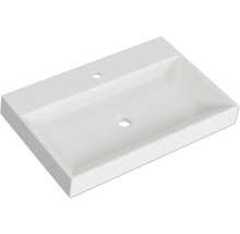 Vasque à poser rectangulaire en céramique