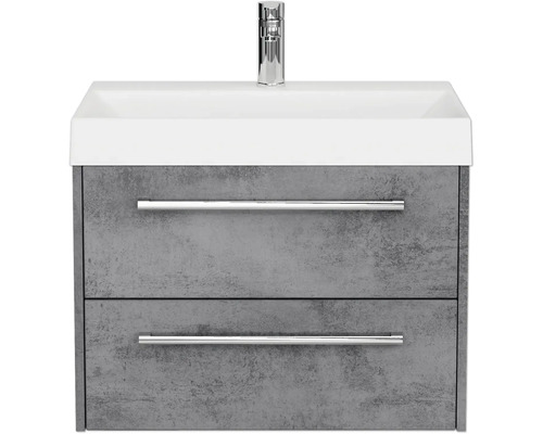 Waschtisch mit zwei Schubladen und Armatur