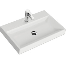 Aufsatzwaschbecken mit Armatur