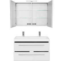 Waschtisch mit Unterschrank und Spiegelschrank für Badezimmer