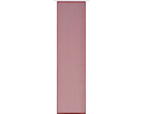 Schiebegardine Basic rot 60x245 cm