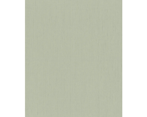 Papier peint intissé 746136 Indian Style uni vert Papier peint uni avec structure textile