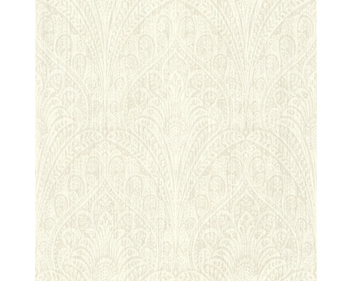Vliestapete 746310 Indian Style Paisley creme Tapete mit floralem Fächer Muster
