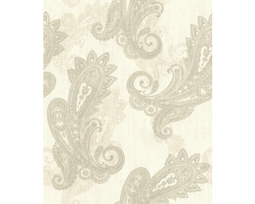 Vliestapete 746419 Indian Style Paisley taupe Tapete mit Paisleymuster